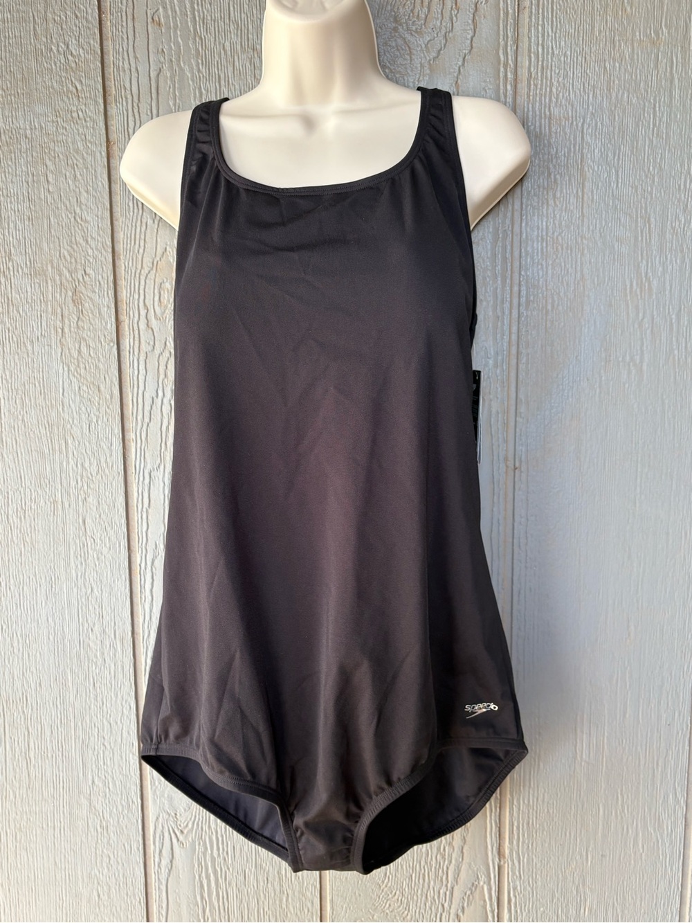 Speedo Black Conservative Ultraback One Piece Swimsuit